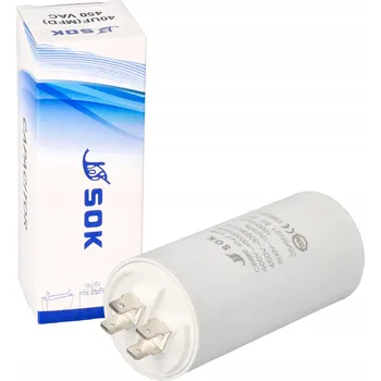 Kondenzátor SOK Kondenzátor rozběhový 40uF 450V