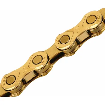 Komponent pro jízdní kolo KMC e12 Ti-N Gold 130 článků (Řetěz KMC e12 Ti-N Gold130 článků 12)