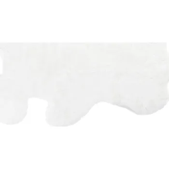 Koberec Chlupatý koberec Rabbit Medvídek - bílý - 60x90 cm Rozměr koberce: 60 cm