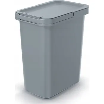 Odpadkový koš Odpadkový koš výklopný Keden NKS12 úzký tvar 12L šedý