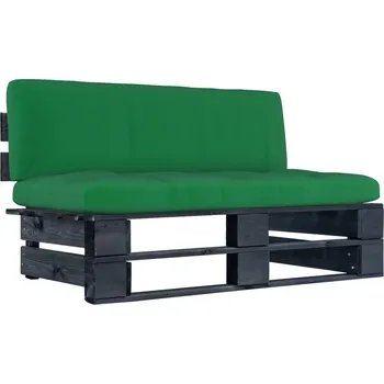 Zahradní pohovka Zahradní středová pohovka z palet černě impregnovaná borovice - 8720286309094