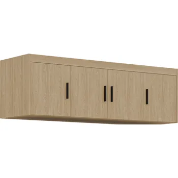 Šatní skříň Nástavec na skříň Elena 4D olejovaný dub, 176 x 55 x 53 cm