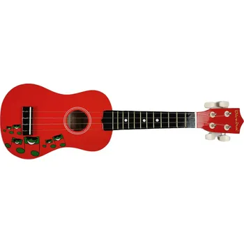 Ukulele Olveira UK20 barva červená