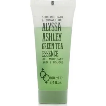 Sprchový gel Alyssa Ashley Green Tea Essence parfémovaný sprchový gel a pěna do koupele 100 ml pro ženy