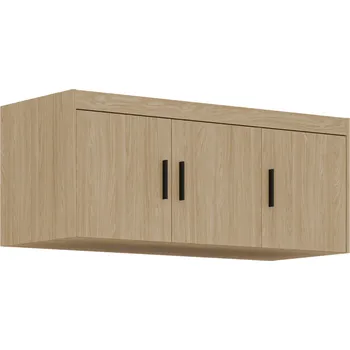 Šatní skříň Nástavec na skříň Elena 3D olejovaný dub, 133 x 55 x 53 cm