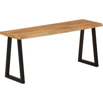 Lavice s živou hranou 105 cm masivní akáciové dřevo - 8721012364790