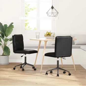 Jídelní židle Jídelní židle 2 ks černé umělá kůže - 8721158568694