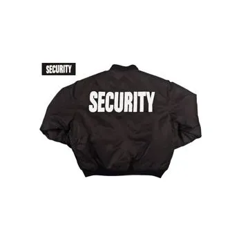 Pánský bomber Bunda SECURITY MA1 FLIGHT ČERNÁ S - Není skladem