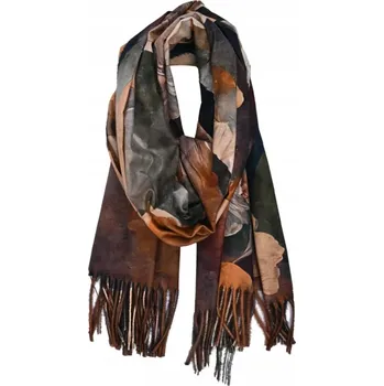 Šála Dámský šál Agrafka hnědý 180 cm