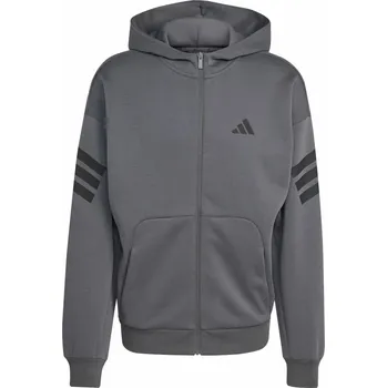 Pánská mikina adidas M FI 3S FZ Pán.trénink.bunda s kap. - 0 - šedá - S