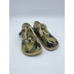 Beda zdravé flexibilní barefoot bačkůrky BF-060010/W - Army Vojenské Velikost EU: 33, vnitřní délka: 213, vnitřní šířka: 82