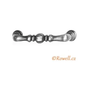 Nábytkové kování UR1 úchytka 62-64mm starostříbro (UR1 úchytka 62-64mm starostříbro)