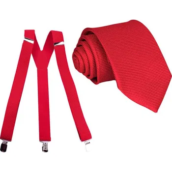 Kšandy Set kšandy kravata bílý Assante 507, Velikost Uni