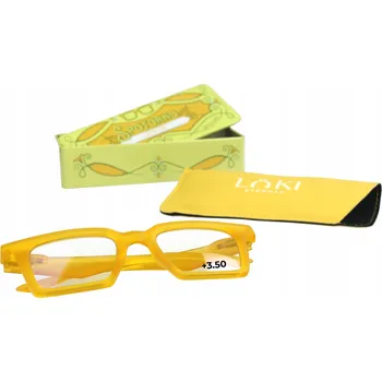 Brýle na čtení +3.5 Dioptrie LOKI - ITALY Brýle k počítači s filtrem modrého světla, brýle na čtení