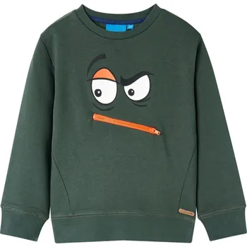 Chlapecké tričko Dětská mikina tmavě zelená 92 - 8721012029453