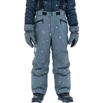 Snowboardové kalhoty Dětské lyžařské kalhoty COLOR KIDS-Ski Pants W. Pockets-7842-Stormy Weather Šedá 110