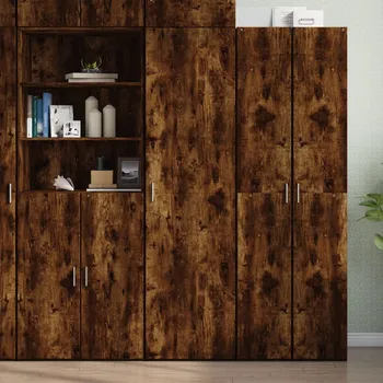Organizace kuchyně Skříň highboard kouřový dub 50 x 42,5 x 185 cm kompozitní dřevo - 8721102655067