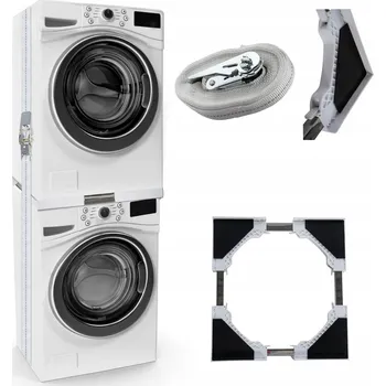 Spojovací rám pro pračky a sušičky s nastavením a šuplík