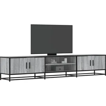 Televizní stolek TV skříňka šedá sonoma 210 x 35 x 41 cm kompozitní dřevo - 8721102922893