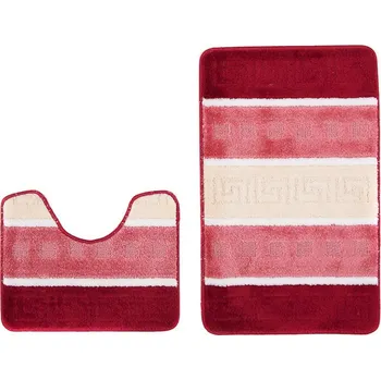 Koupelnová předložka Sada koupelnových předložek MULTI - červená Rozměr koberce: 50x80 cm
