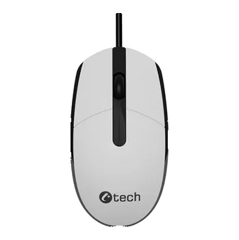 Myš Myš C-TECH WM-10, černobílá, USB