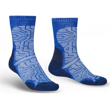 Pánské ponožky Pánské ponožky Bridgedale Hike UL T2 MP Crew royal blue/414 48+EU
