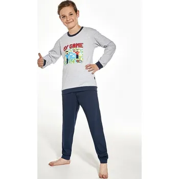 Pánské pyžamo Chlapecké pyžamo Cornette dlouhý rukáv 268 Velikost_deti: 158/164, Vzor: 2680148