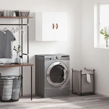 Příborník do zásuvky Nástěnná skříňka bílá 60 x 31 x 60 cm kompozitní dřevo - 8720845947811