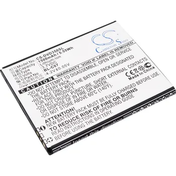 Baterie pro mobilní telefon Baterie Cameron Sino CS-DVD350SL, Li-Ion, 1500