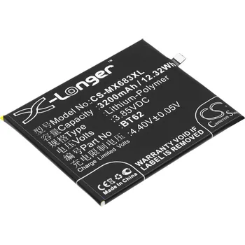 Baterie pro mobilní telefon Baterie Cameron Sino CS-MX683XL, Li-Polymer, 3200