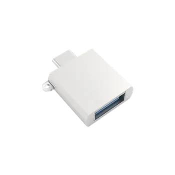 USB hub Satechi hliníkový USB-C - USB 3.0 adaptér, stříbrný - ST-TCUAS