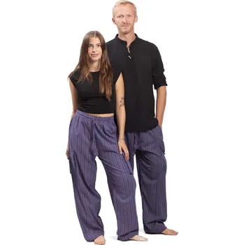 Kalhoty CLASSIC STRIPES fialová I. M