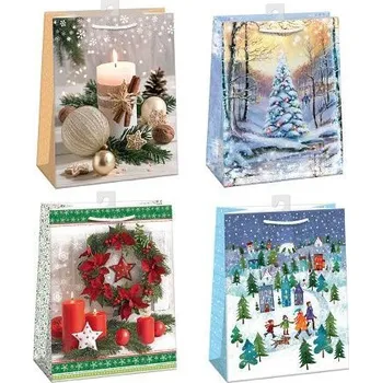 Dárková taška ARGUS Dárková papírová taška (29 x 38 cm) mix 12 ks 08830002h