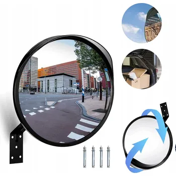 Zrcadlo ZRCADLO VYPUKLÉ ZRCADLO, 30 CM, ZAKŘIVENÍ 130°, VČETNĚ DRŽÁKU A ŠROUBŮ
