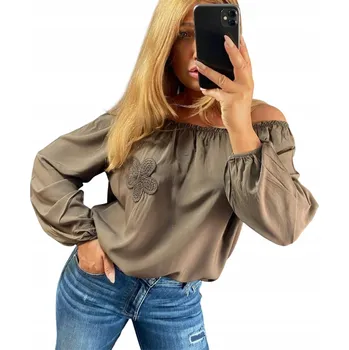 Dámská halenka Halenka Genesy , 3/4 rukáv, volný střih velikost 46