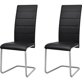 Jídelní židle Konzolové jídelní židle 2 ks černé umělá kůže - 8718475941774