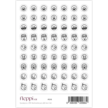 Fleppi Samolepky Smajlíci
