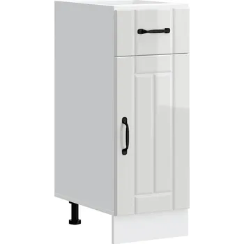 Kuchyňská skříňka Kuchyňská spodní skříňka "Lucca" bílý lesk kompozitní dřevo - 8721158420459