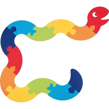 Dětské zboží Goki puzzle Had 12ks