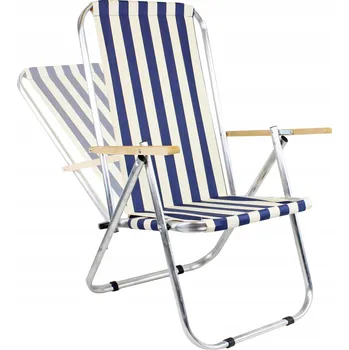 Zahradní lehátko Lehátko hliníkové modré E-Sezon