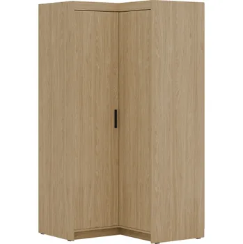 Šatní skříň Rohová skříň Elena 2D olejovaný dub, 90 x 191 cm