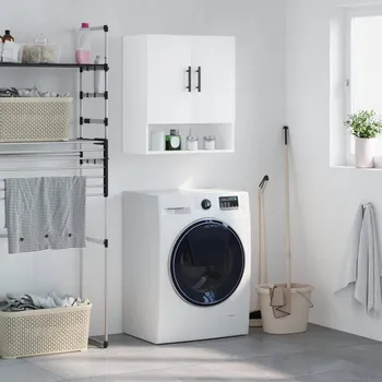 Příborník do zásuvky Nástěnná skříňka bílá 60 x 31 x 70 cm kompozitní dřevo - 8720845947736