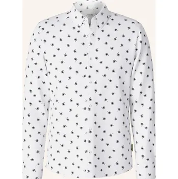 Pánská košile Joop! Jeans Pánská Košile Hansen Regular Fit, bílá / černá, 38