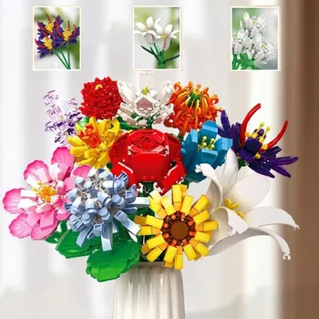 ostatní stavebnice Stavebnice Květinové Kytice pro Dospělé - Skvělá Hračka