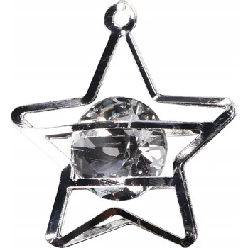 Přívěsek Přívěsek Hvězda s Diamantíky Stříbro