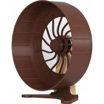 Tiché kolečko pro hlodavce HamsterRun Dual 25 cm čokoládové