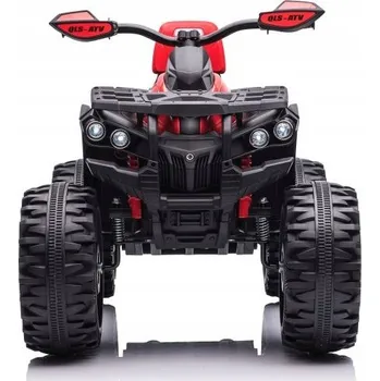 Dětské elektrovozidlo ČTYŘKOLKA NA AKUMULÁTOR ELEKTRICKÁ SILNÁ AUTÍČKO DĚTSKÁ ČTYŘKOLOVÁ ČERVENÁ