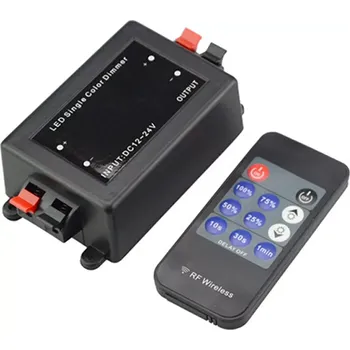 LED osvětlení Bezdrátový stmívač LED 12V s dálkovým ovládáním