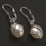 Goldstore Náušnice bílé zlato zirkony a perly 4.19.NA006789 Váha: 3.82 g