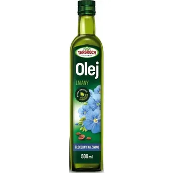 Rostlinný olej Lisovaný za studena lněný olej 500 ml Targroch